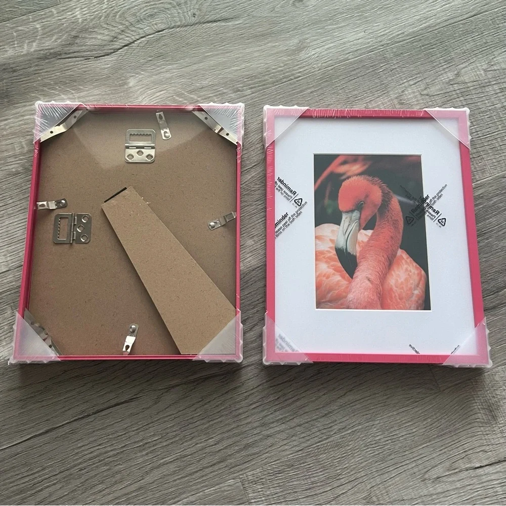 Set of 2 Aluminum Picture Frames